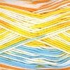 124 - gelb/hellblau/orange/weiß