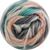 112 - apricot/türkis/grau/weiß