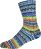 3199 - blau/hellblau/limette/orange/schwarz