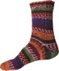 3213 - orange/bordeaux/braun/grün/lila