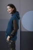 Artikelbild 1 des Artikels “Kapuzenpullover ohne Ärmel aus Mohair Luxe 698.0199 - Oliv dunkel | L-XL (225g)“