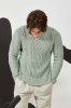 Artikelbild 1 des Artikels “Herrenpullover mit Zopfmuster aus Merino 120 “