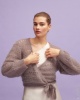 Artikelbild 1 des Artikels “Verspielte Wickeljacke aus Silkhair “