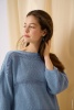 Artikelbild 1 des Artikels “Pullover Mit U-Boot Auschnitt aus Summer Cashmere 07 - Antikviolett | 36/38 (350g)“