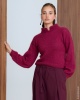 Artikelbild 1 des Artikels “Pullover Mit Doppelten Kragen aus Cool Wool Lace & Silkhair “