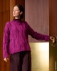 Artikelbild 1 des Artikels “Pullover Mit Zöpfen aus Cool Merino 25 - Aubergine | 36/38 (500g)“