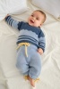 Artikelbild 1 des Artikels “Pullover Mit Jacquardstreifen aus Cool Wool Baby “