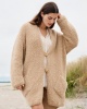 Artikelbild 1 des Artikels “Longjacke Glatt Rechts Mit Aufgesetzten Taschen aus Royal Alpaca “