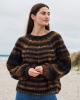 Artikelbild 1 des Artikels “Pullover Glatt Links Mit Zopfstreifen Und Rundpasse aus Picasso “
