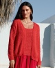 Artikelbild 1 des Artikels “Cardigan Im Doppelstäbchen-Stäbchenlochmuster aus Summer Cashmere “