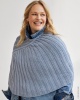 Artikelbild 1 des Artikels “Poncho Im Rippenmuster aus Cool Wool Big “