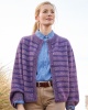 Artikelbild 1 des Artikels “Top Down Streifenjacke aus Merino Superiore & Silkhair “