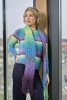Artikelbild 1 des Artikels “Fransenschal mit Karomuster aus Pro Lana 1-2-3 Ideen Merino “