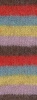 441 - Rot/Graublau/Limette/Mauve/Dunkelbraun