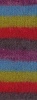 444 - Rotviolett/Blau/Pistazie/Rot/Graubraun