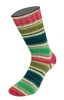 924 - Himbeer/Erdbeer/Pink/Oliv/Ecru/Petrol Gestreift