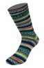 703 - Schwarzblau/Grün/Dunkelgrau/Mint/Anthrazit/Gelb/Weiß/Lachsorange Gestreift/mit Jacquard