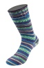 718 -  Blau/Dunkelviolett/Veilchenblau/Weiß/Jade/ Dunkelgrau/Jeans Gestreift / mit Jacquard