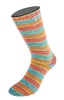 2527 - Orange/Fuchsia/Dottergelb/Jade/Himmelblau/Kalkweiß