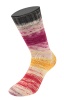 6211 - Violett/Rohweiß/Rot/Gelb/Orange/Fuchsia/ Dunkelgrau
