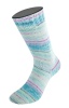 4126 -  Fuchsia/Blasslila/Türkis/Hell-/Weißtürkis/ Graublau/Blau