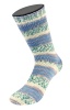 4374 - Creme/Graugrün/Hellblau/Beige/Bleu