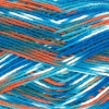 703 - blau/orange/hellblau/natur