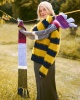 Artikelbild 1 des Artikels “Fransenschal Mit Streifen aus Cool Merino & Nebbia “