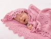 Artikelbild 1 des Artikels “Babydecke mit Lochmuster und Borte aus Ecopuno “