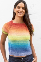 Pullover aus Katia Pop-Up Cotton 