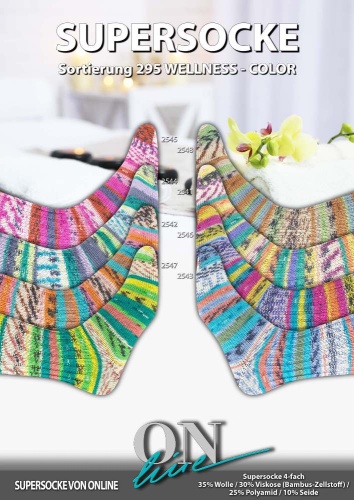 Artikelbild des Artikels “ONline Supersocke Sort. 295 Wellness Color 100g (Bambus) “