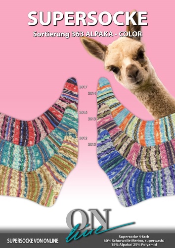 Artikelbild des Artikels “ONline Supersocke Sort. 363 Alpaka-Color “