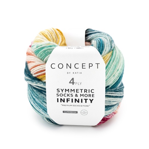 Artikelbild des Artikels “Katia Concept Symmetric Socks & More: Infinity 4-fach “