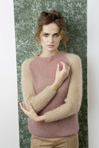 Artikelbild des Artikels “Pullover (V) aus Mohair Luxe “