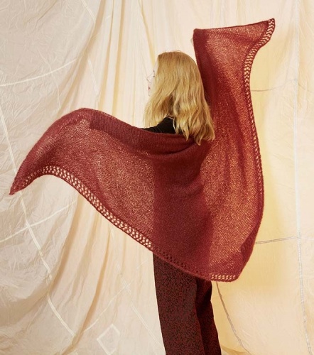 Artikelbild des Artikels “Dreiecktuch aus Mohair Luxe “
