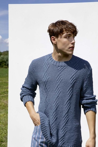 Artikelbild des Artikels “Herrenpullover aus Soft Cotton “