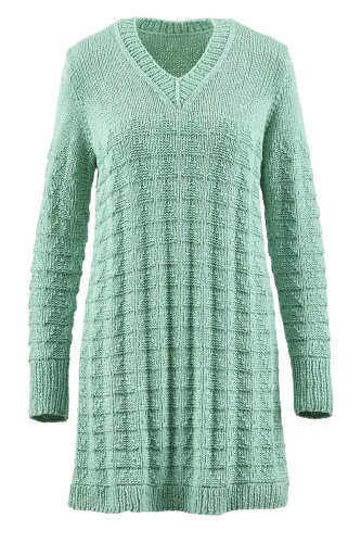 Artikelbild des Artikels “Long sweater Tricky Triangles aus Happiness “