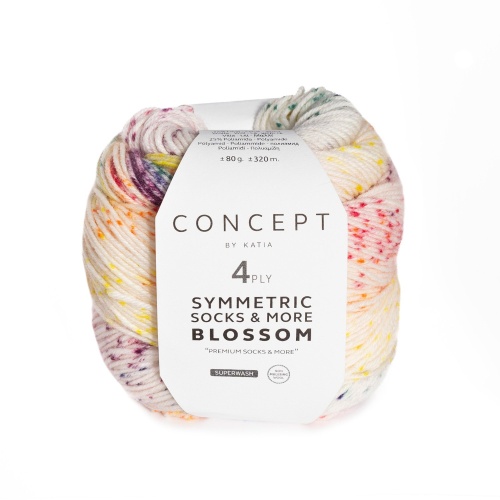 Artikelbild des Artikels “Katia Concept Symmetric Socks & More: Blossom 4-fach “