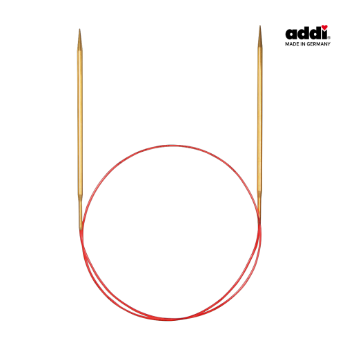 Artikelbild des Artikels “Rundstricknadel ADDI Feinstricknadel Goldspitze “