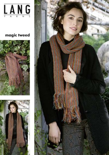 Artikelbild des Artikels “Flyer - Schal aus Lang Yarns Magic Tweed “