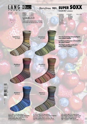 Artikelbild des Artikels “Super Soxx 100g 4-fädig BerrySoxx “