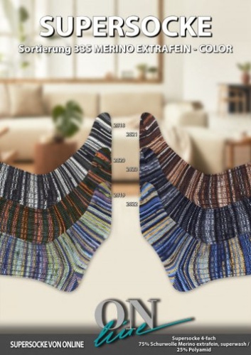 Artikelbild des Artikels “Fertigsocken aus ONline Supersocke Sort. 335 Merino Extrafein “