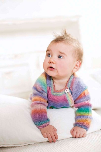 Artikelbild des Artikels “Wickeljacke  aus Mille Colori Baby “