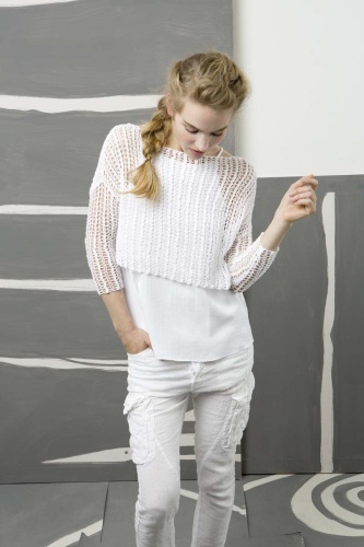 Artikelbild des Artikels “Kurzer Pullover aus Baby Cotton “
