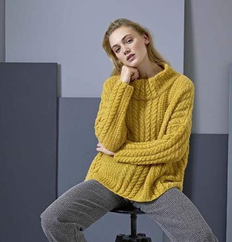 Artikelbild des Artikels “Oversized-Pullover aus Alpaca Superlight 749.0248 - Altrosa | M (325g)“