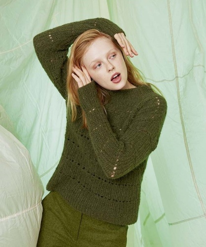 Artikelbild des Artikels “Pullover mit Lochmuster aus Malou Light “