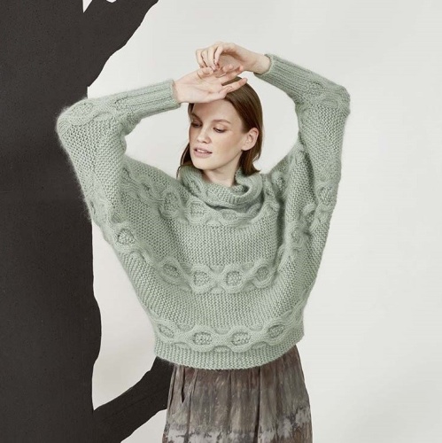 Artikelbild des Artikels “Pullover aus Carpe Diem/Mohair Luxe “