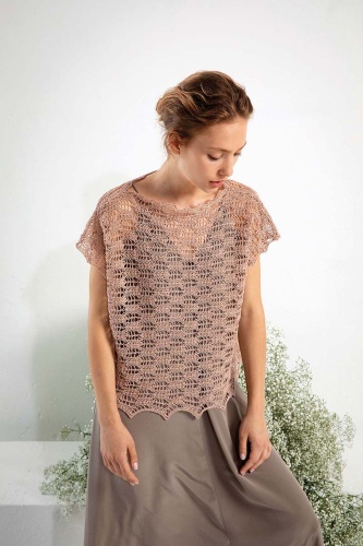 Artikelbild des Artikels “Shirt  aus Crealino 1089.0026 - stein | L-XL (250g)“