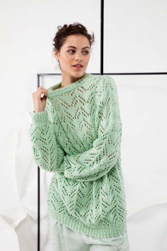 Artikelbild des Artikels “Pullover mit Lochmuster aus Amira “