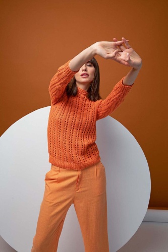 Artikelbild des Artikels “Raglan Pullover Anja aus Amira Light 1111.0078 - Türkis | XL (500g)“